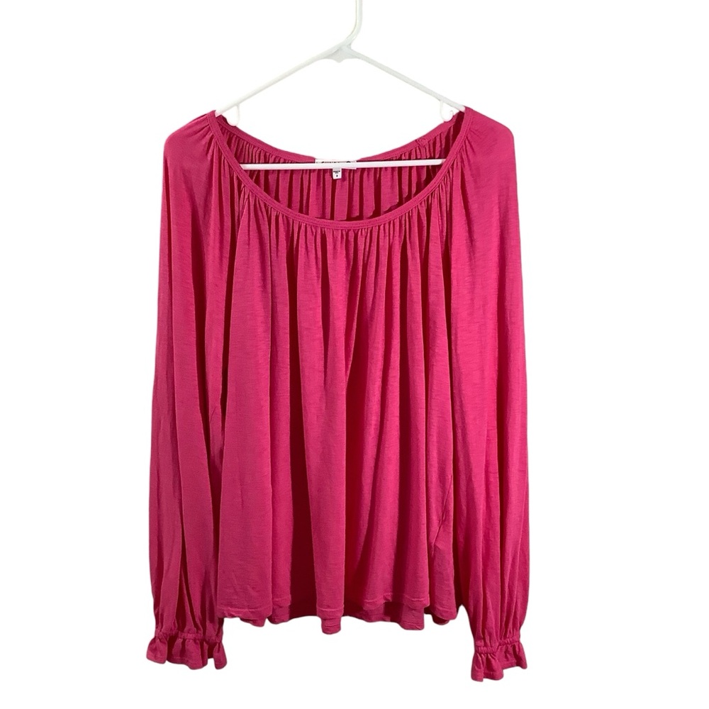 Sundry Long Sleeve Top 100% Pima Cotton Pink